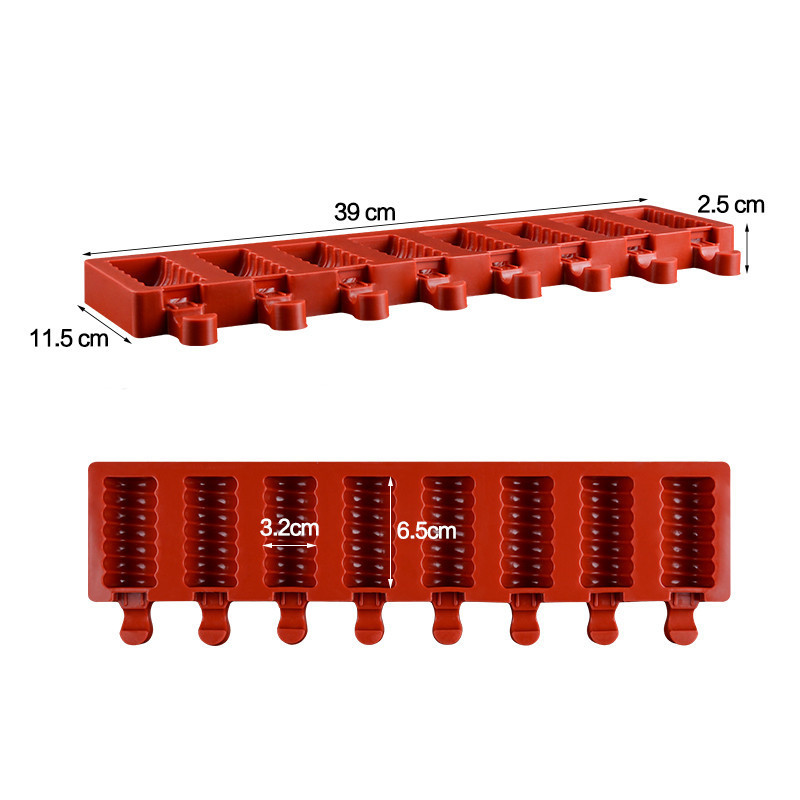 Silicone ice cream mold