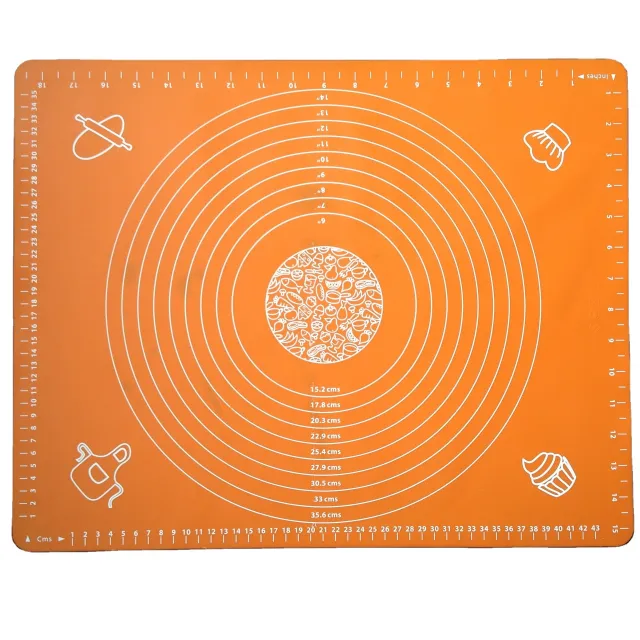 Thickened silicone kneading mat Orange - Shop at LoveMi