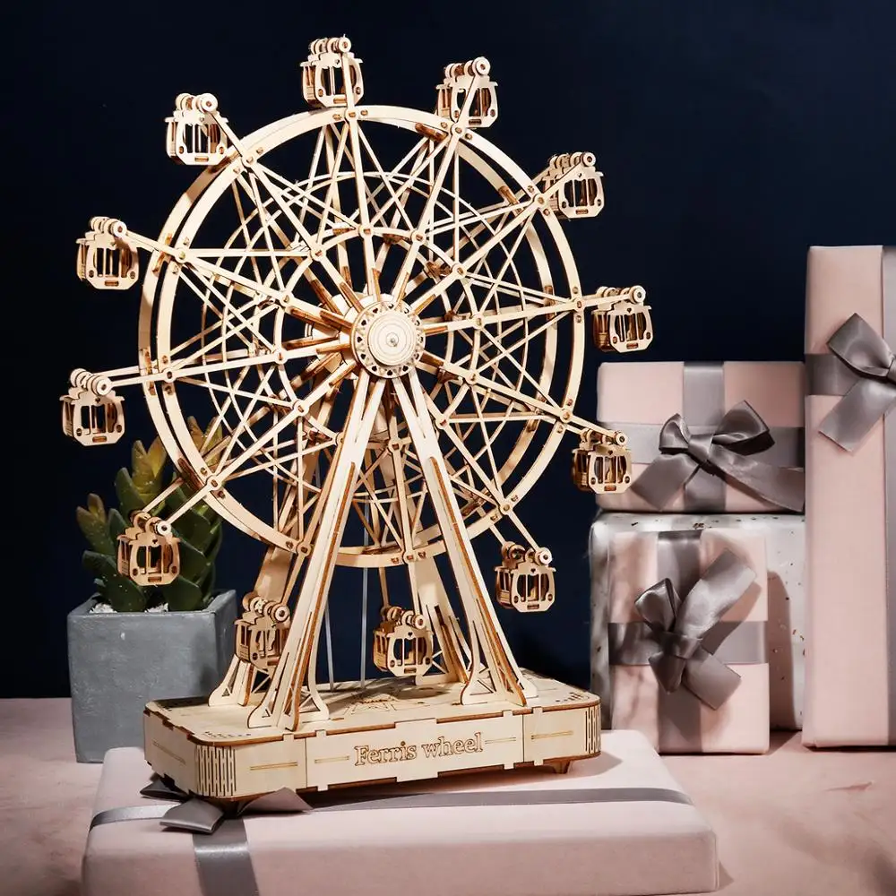 3D Three-dimensional Puzzle Wooden