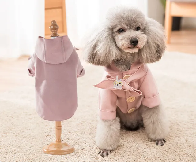 Bichon Puppy Coat Pet Jacket Pink - Shop at LoveMi