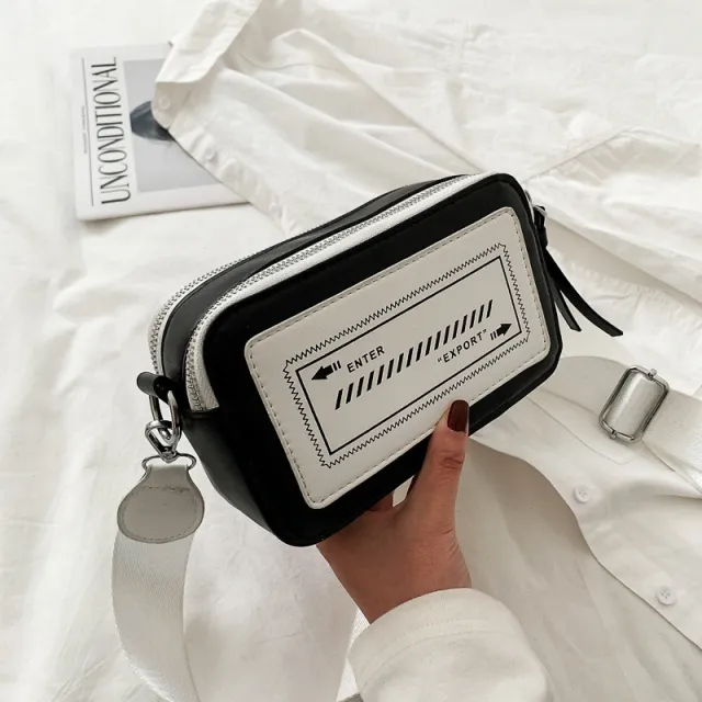 All match single shoulder strap messenger bag White - Shop at LoveMi