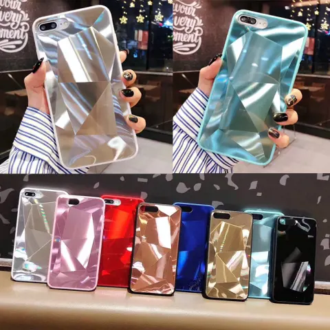 Rhombus Mirror Phone Case