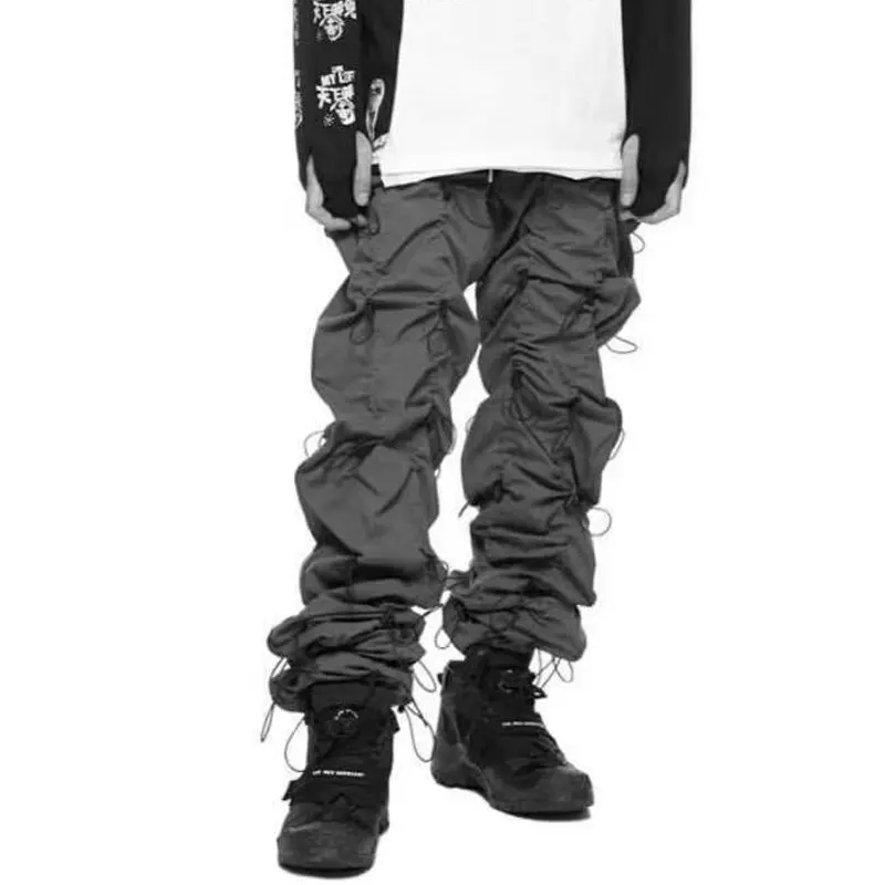 Casual reflective leg pants