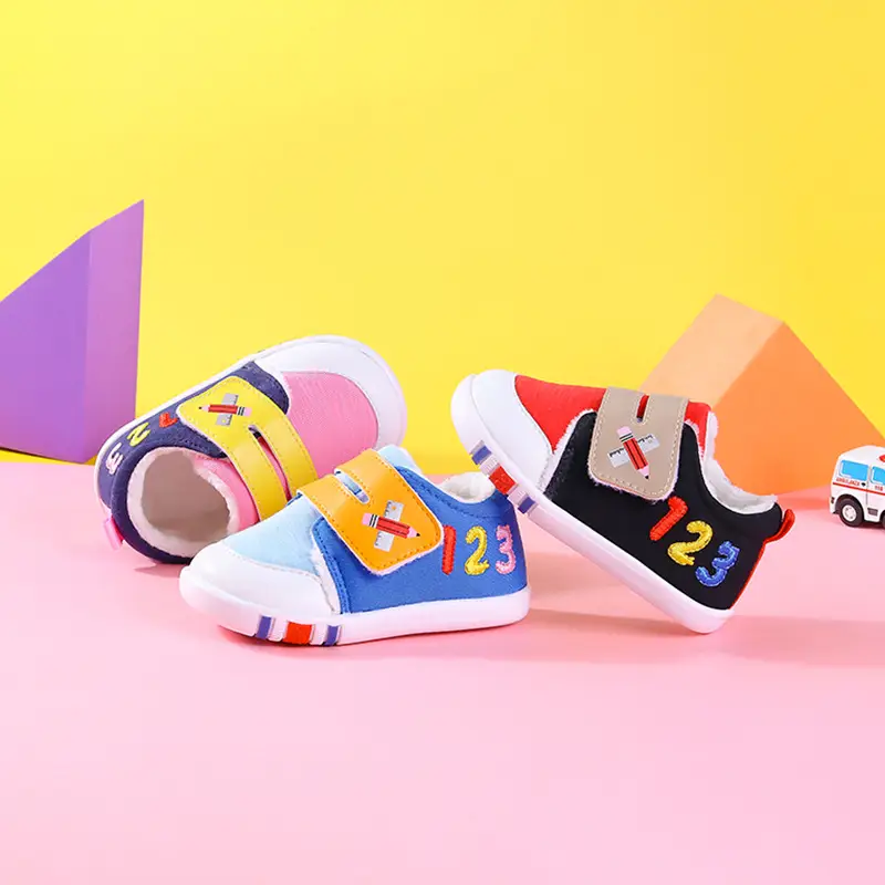 Plus velvet warm baby toddler shoes