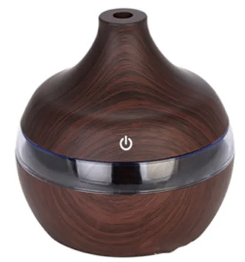 Wood Grain Aromatherapy USB Humidifier Drops Water Air Purification