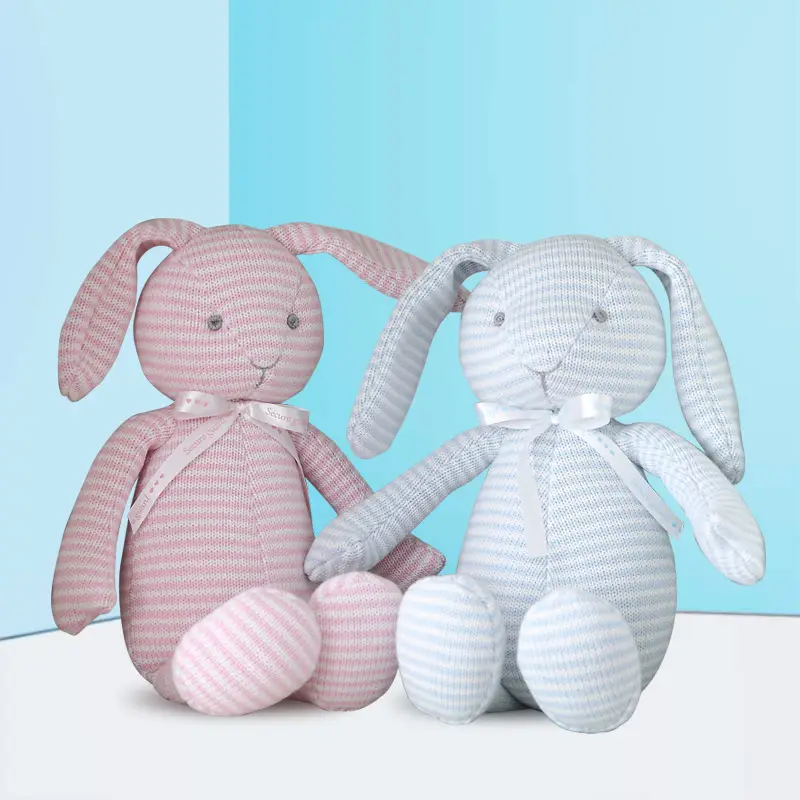 Baby comfort doll woolen doll animal doll knitted toy
