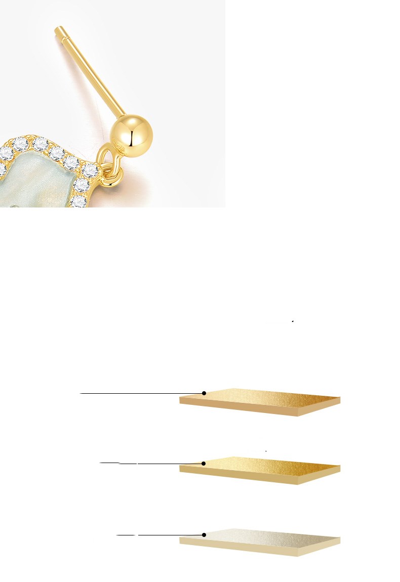 Zircon Gourd Earrings