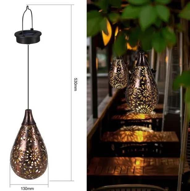 Water drop hollow LED light – image 2