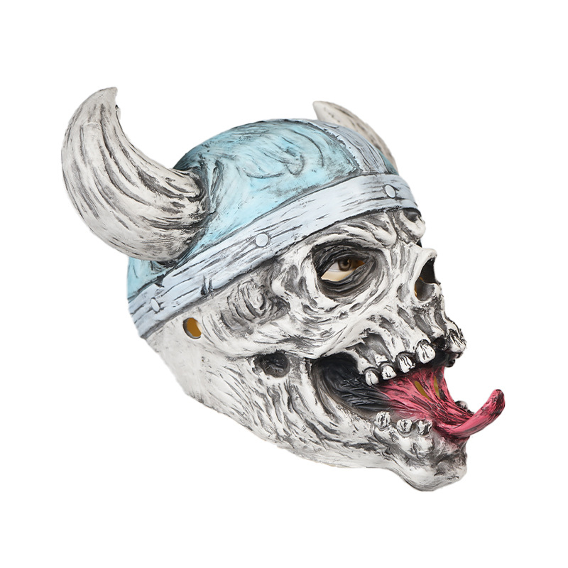 Halloween Viking Ugly Latex Mask — view 2