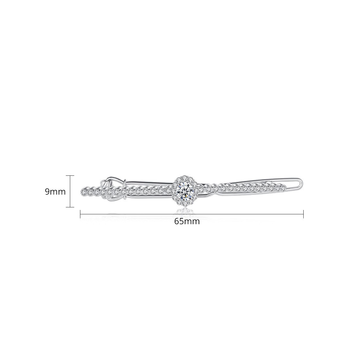 Simple temperament female hairpin