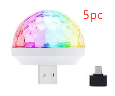 Light Stage Effect USB 5V Disco Ball DJ Party Holiday Lighting Christmas Projector - Image 5