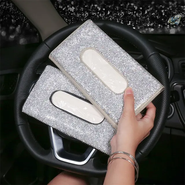 Crystal PU Leather Universal Hanging Style Sun