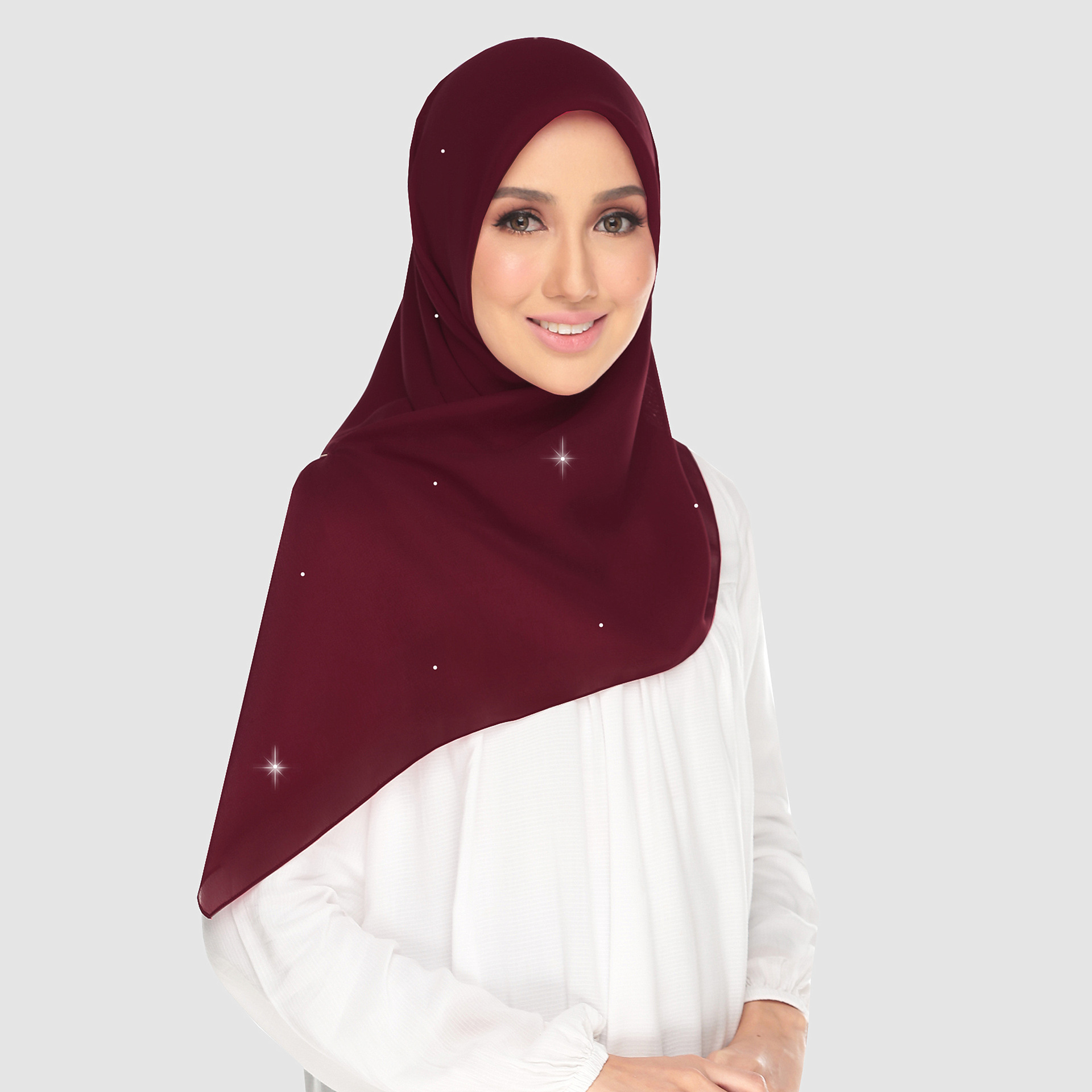 Gypsophila solid color cotton monochrome turban