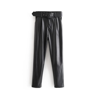 Hot ladies leather pants Black - Shop at LoveMi