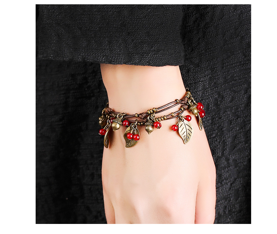 Literary Leaf Forest Female Jewelry Bracelet