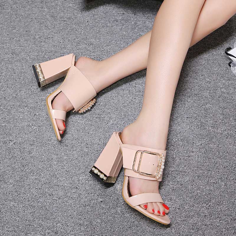High Heel Sandals with Buckle, picture 3 of 5