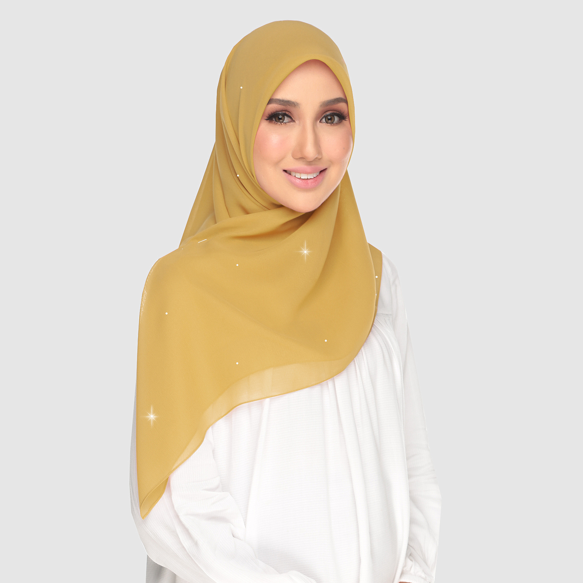 Gypsophila solid color cotton monochrome turban