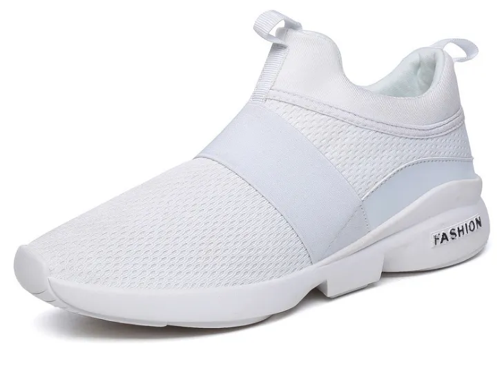 Men's running sports shoes - White