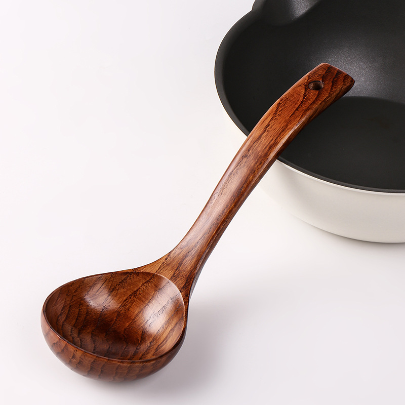S/M/L Natural Wooden Cooking Scoop