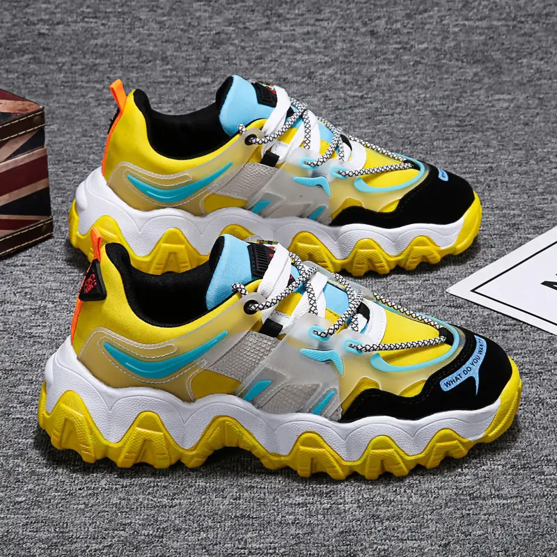 Wavy bottom mesh ins old shoes