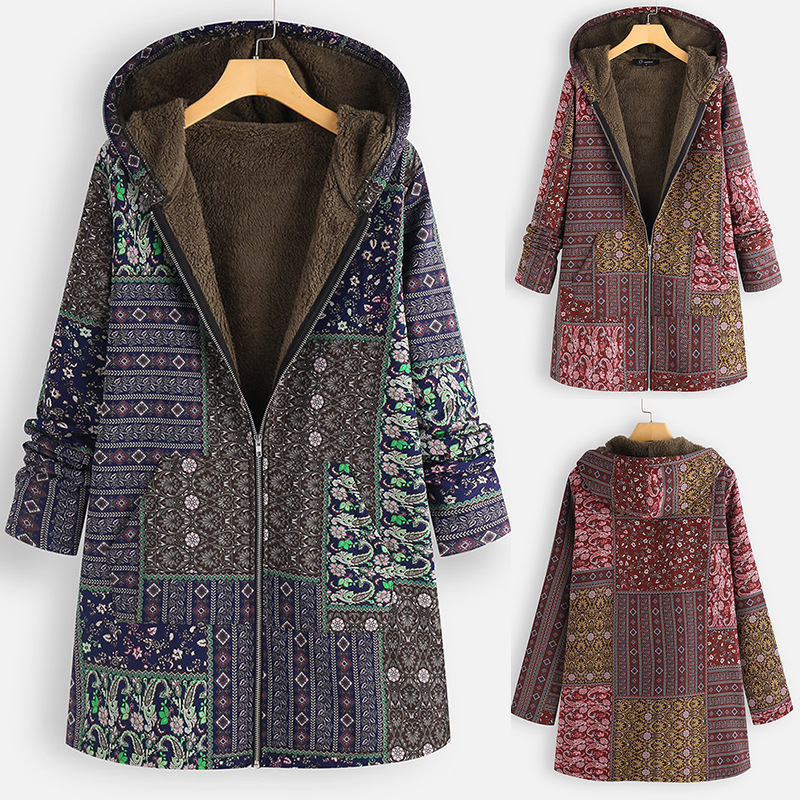 Printed hooded sweatshirt