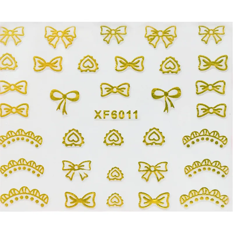 Nail Waterproof Hot Stamping Sticker - 60011Style