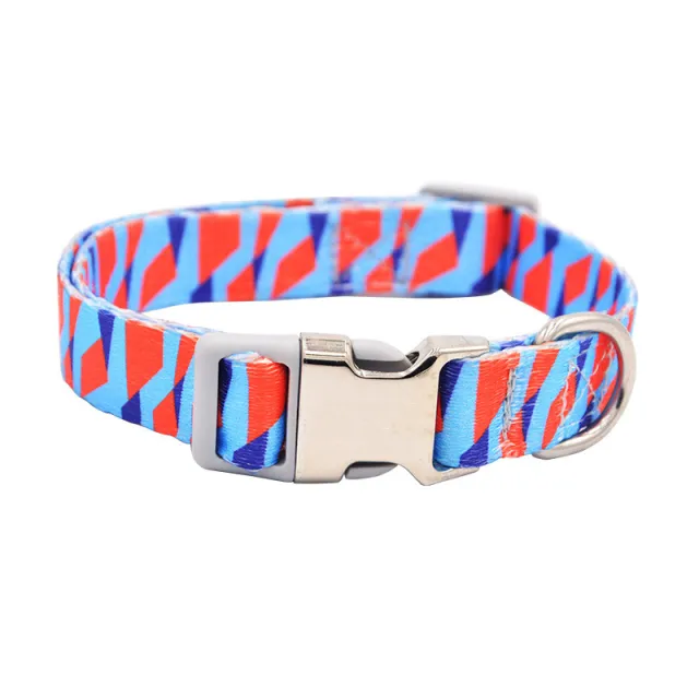 Fashion Colorful Personalized Pet Dog Tag Collar Custom Engraved Nameplate ID Anti Lost Red Blue - Shop at LoveMi