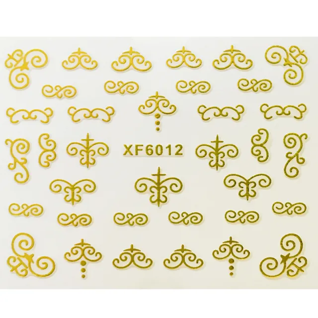 Nail Waterproof Hot Stamping Sticker 60012Style - Shop at LoveMi