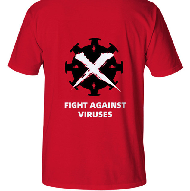 Covid-19 print T-shirt