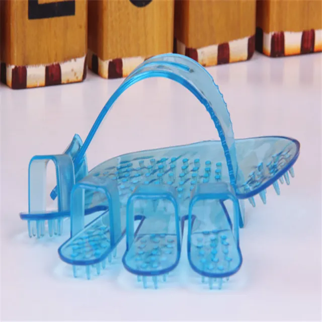 Five finger dog shower brush Blue - Shop at LoveMi