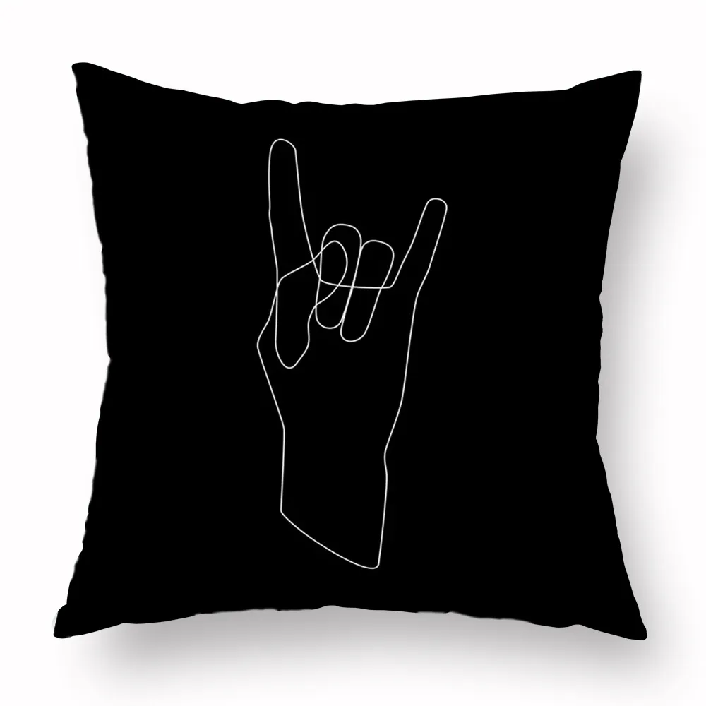 Short line plush pillow - 6 Style