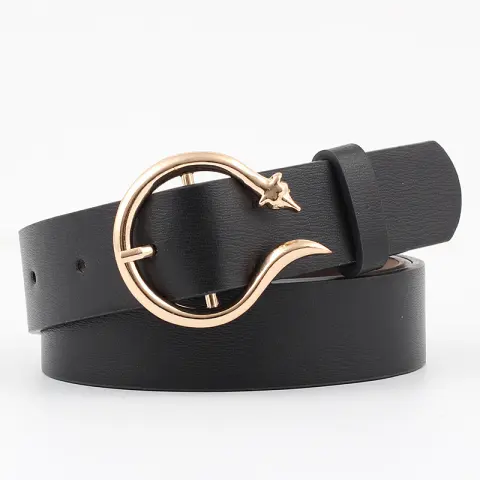 Women's Belt Decoration Wide Women All-match Fashion