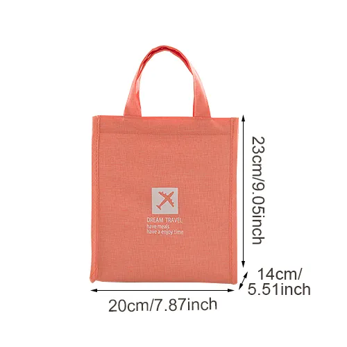 Oxford Canvas Student Lunch Bag Red - Shop at LoveMi