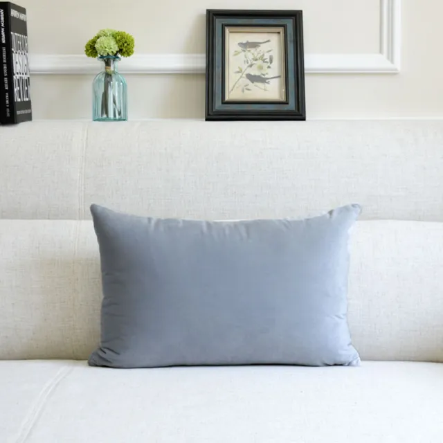 Sofa Velvet Throw Pillow Grey - Shop at LoveMi