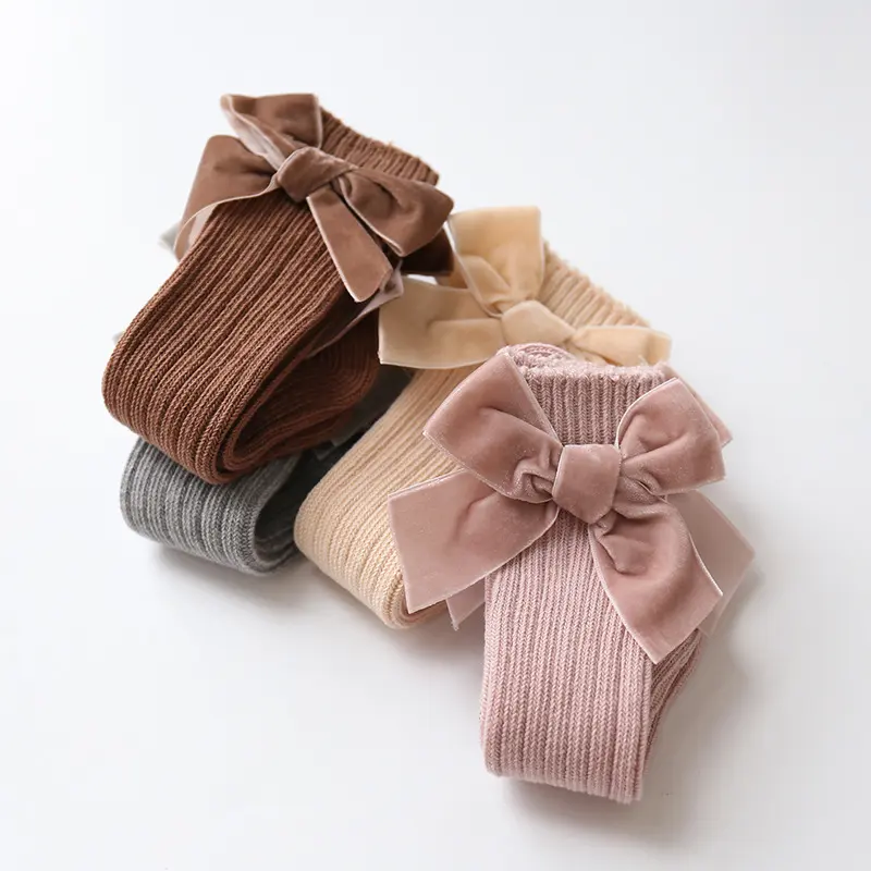 Bowknot Woolen Baby Socks