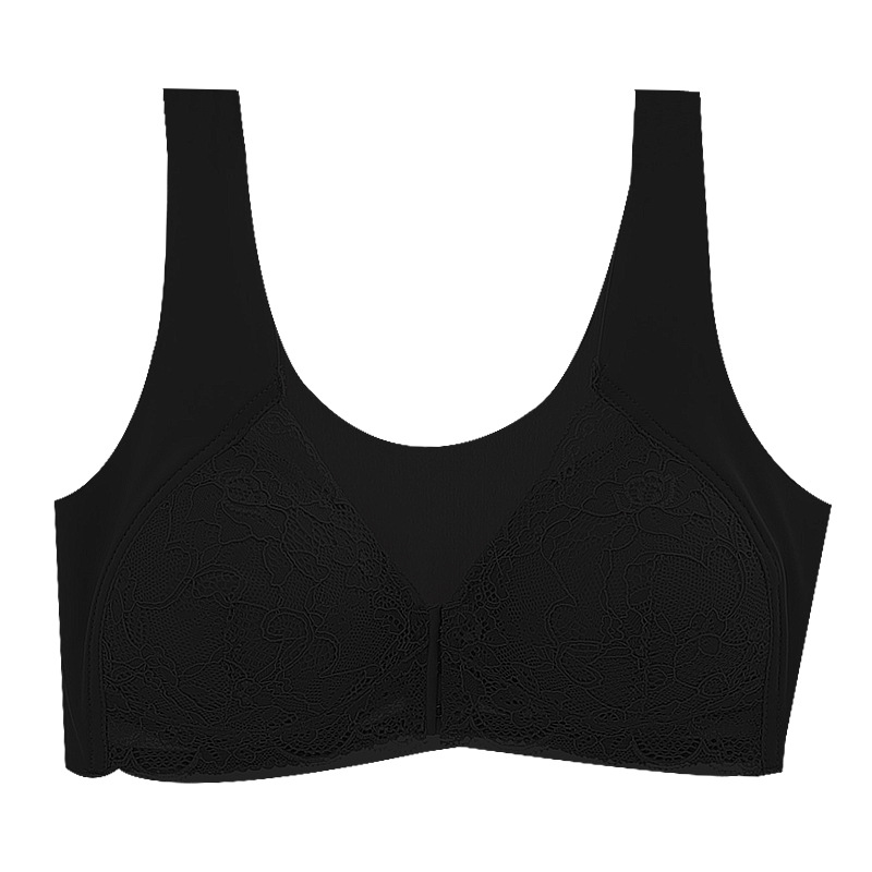 Title 6, Front buckle non-wired bra for exceptional comf...