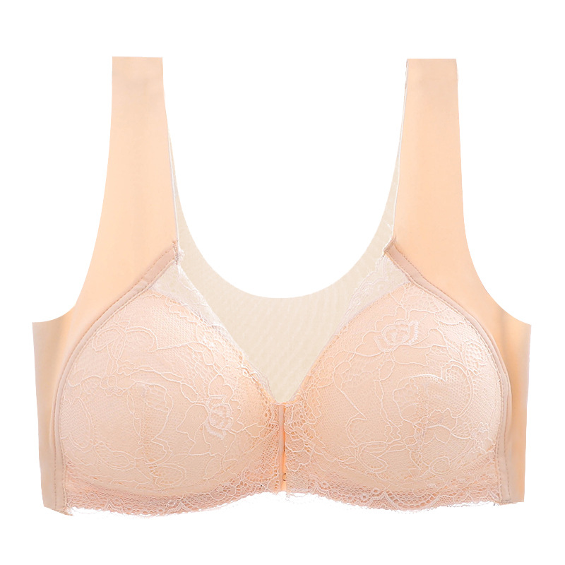 Title 7, Front buckle non-wired bra for exceptional comf...