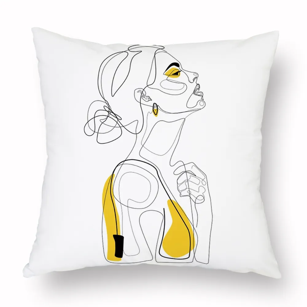 Short line plush pillow - 9 Style