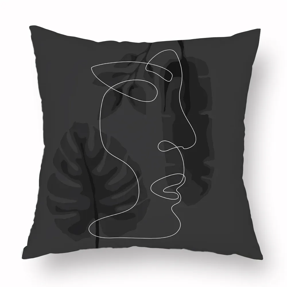 Short line plush pillow - 18 Style
