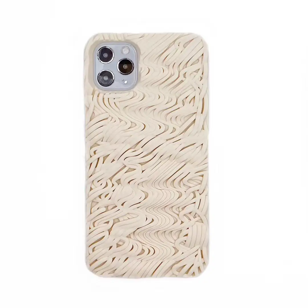 Instant Noodle Design Silicone Phone Case for iPhone