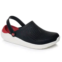 Men's non-slip toe cap flat heel beach shoes - Red - View 1