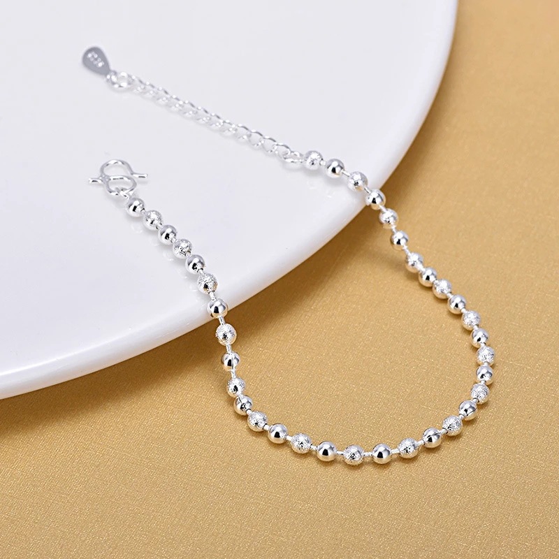 Silver jewelry transfer bracelet female