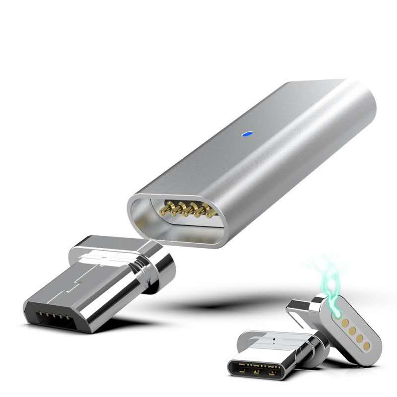 Three-in-one magnetic adapter
