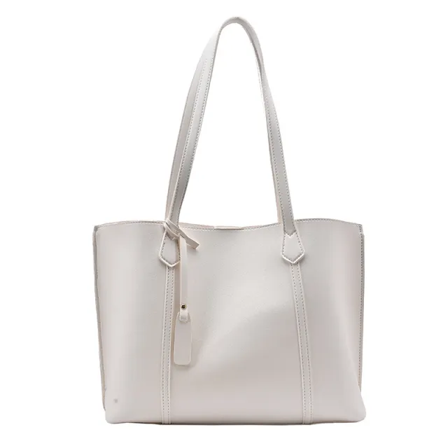 Casual tote bag all match one shoulder handbag White - Shop at LoveMi