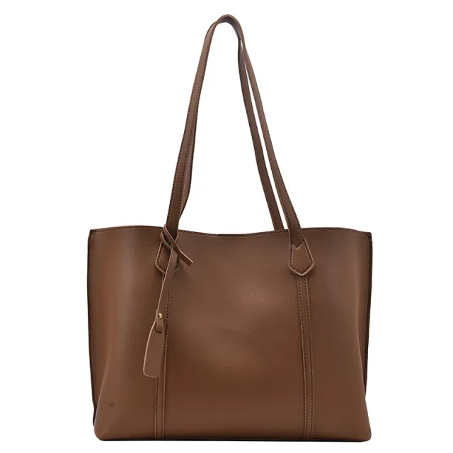 Casual tote bag all match one shoulder handbag Brown - Shop at LoveMi