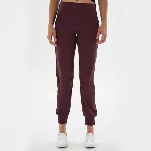 Jogging pants sports and leisure Harlan all match yoga pants Dark Red - Shop at LoveMi
