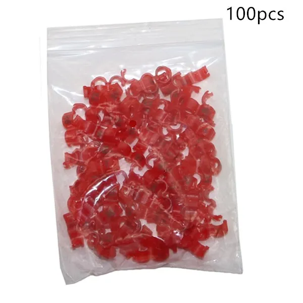 Bird foot ring split ring Red - Shop at LoveMi