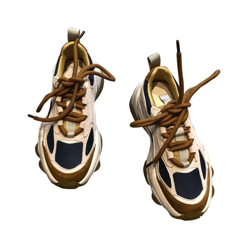 All-match color matching platform old shoes trendy shoes