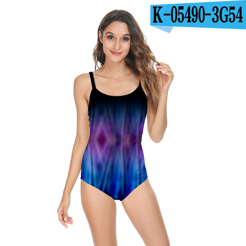 Gradual rainbow bikini