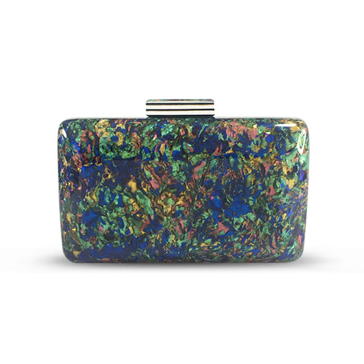 Party dress bag box hand bag Blue - Shop at LoveMi